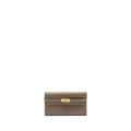 HERMES KELLY LONG WALLET EPSOM ETOUPE GHW