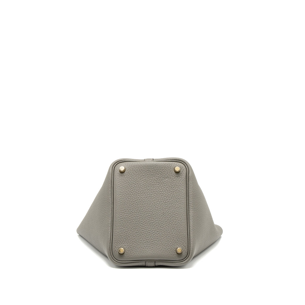 HERMES PICOTIN 18 LOCK BAG CLEMENCE 0L GRIS MEYER GHW
