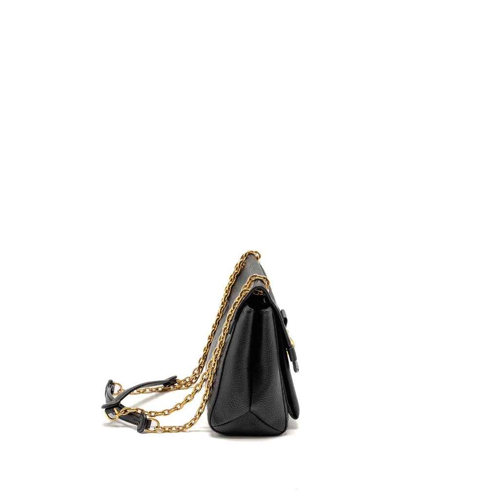 LOUIS VUITTON VAVIN PM MONOGRAM EMPREINTE LEATHER BLACK GHW