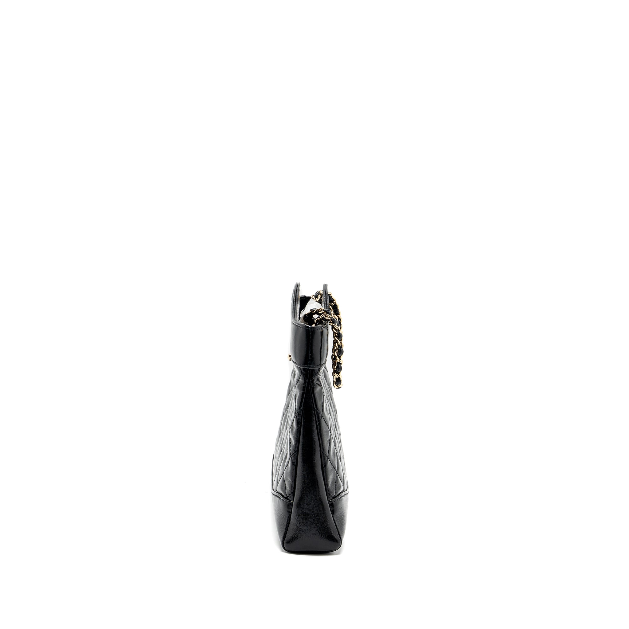 CHANEL 23C MINI 31 BAG SHINY CALFSKIN BLACK LGHW (MICROCHIP)