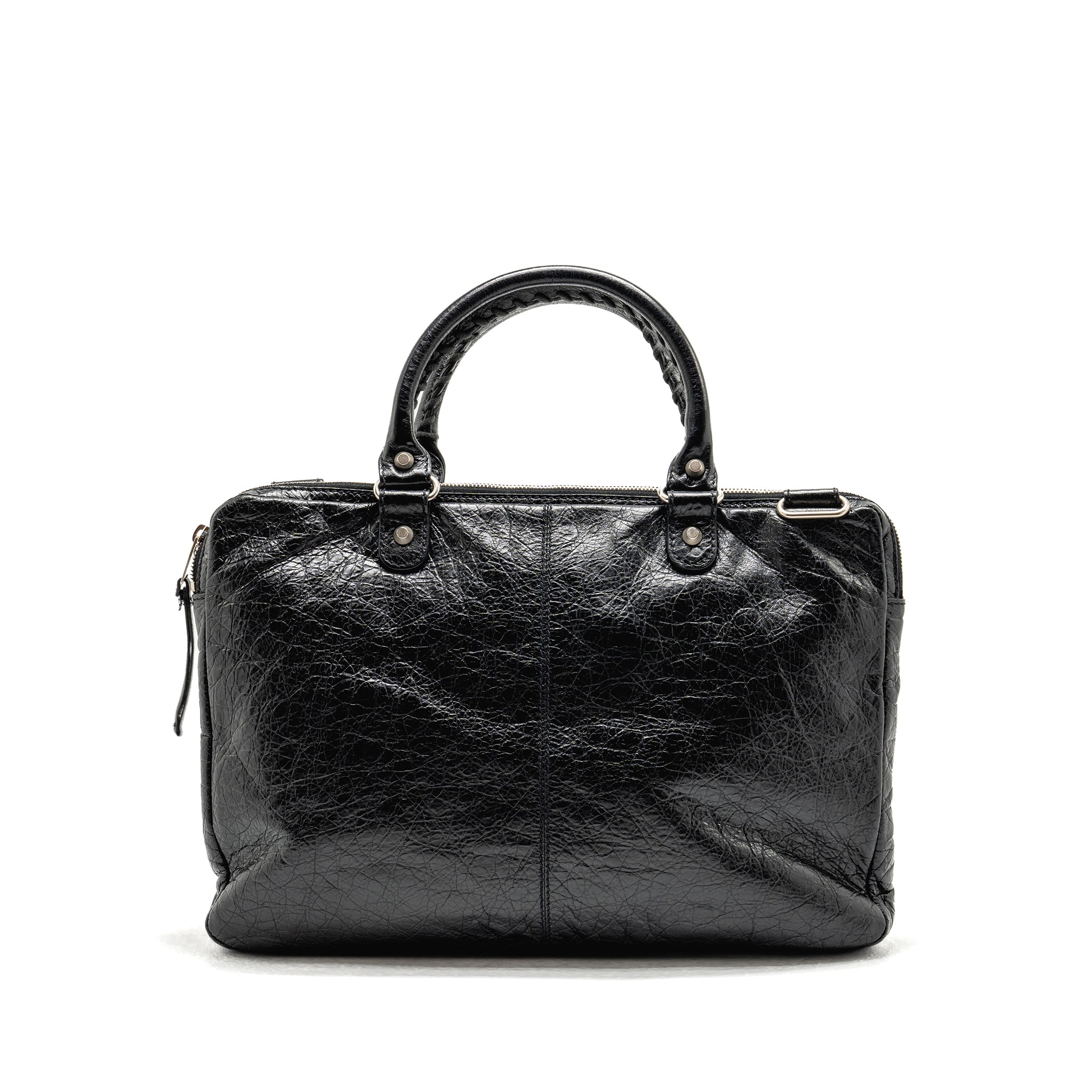 BALENCIAGA BRIEFCASE LEATHER BLACK SHW