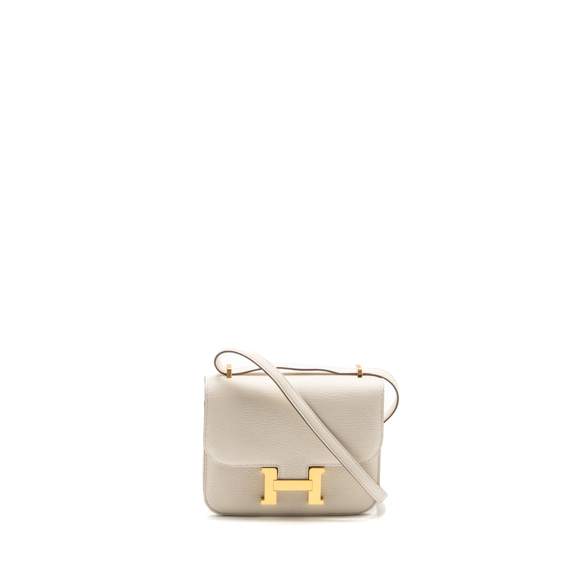 HERMES MINI CONSTANCE CHÈVRE MYSORE NATA GHW