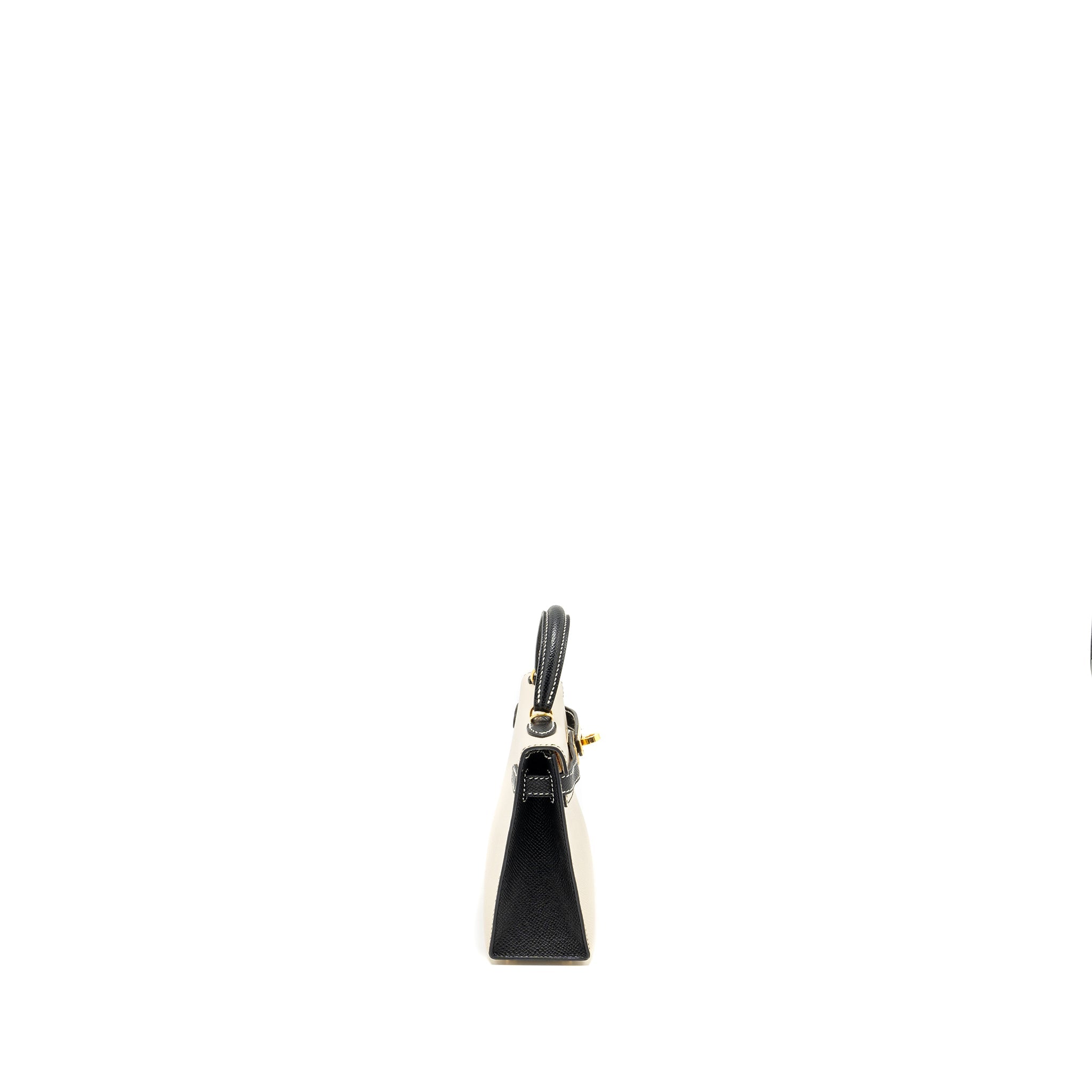 HERMES MINI KELLY SPECIAL ORDER EPSOM NATA/BLACK GHW