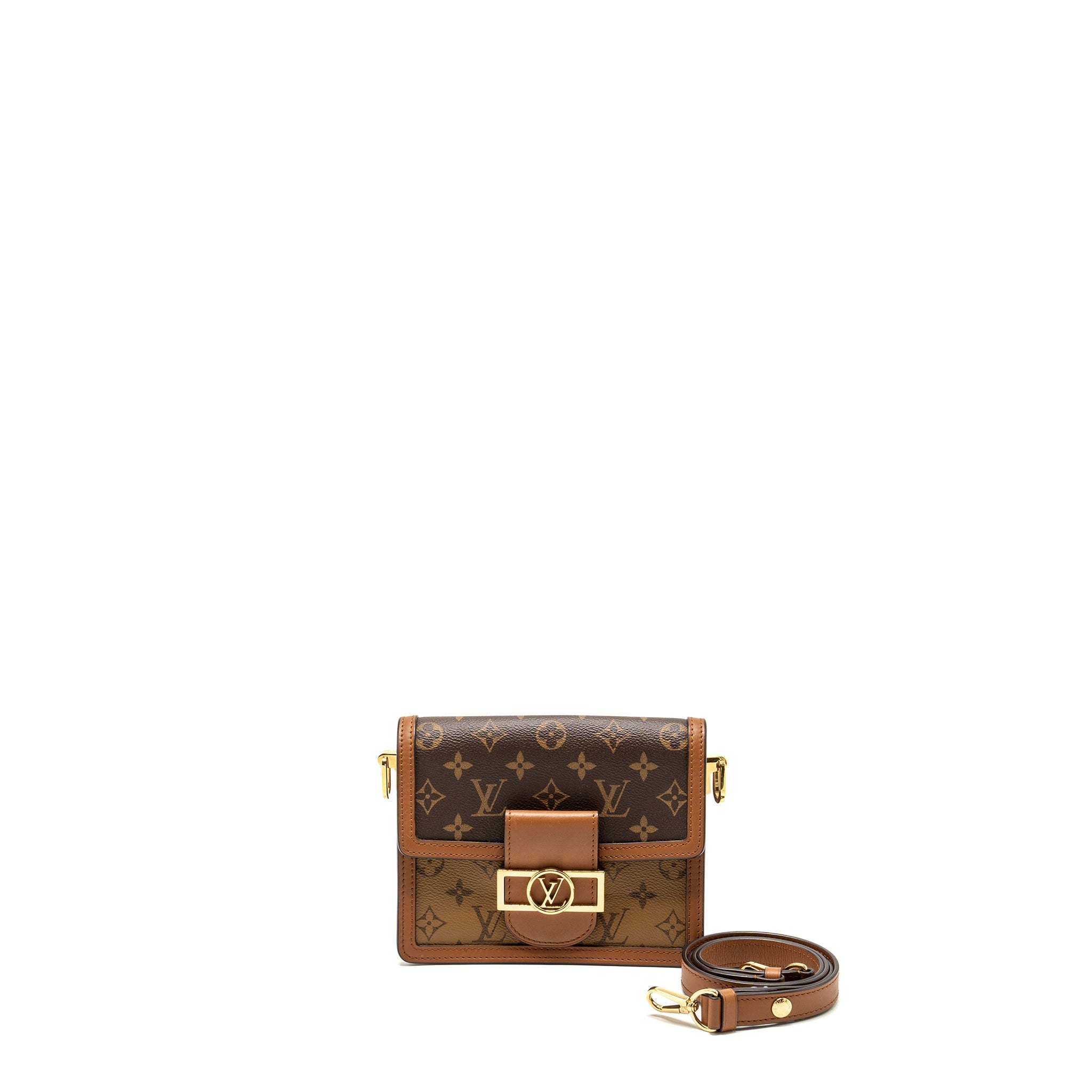 LOUIS VUITTON MINI DAUPHINE MONOGRAM CANVAS GHW