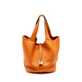 HERMES PICOTIN 26 LOCK BAG CLEMENCE ORANGE SHW