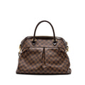 LOUIS VUITTON TREVI GM HANDBAG DAMIER EBENE GHW