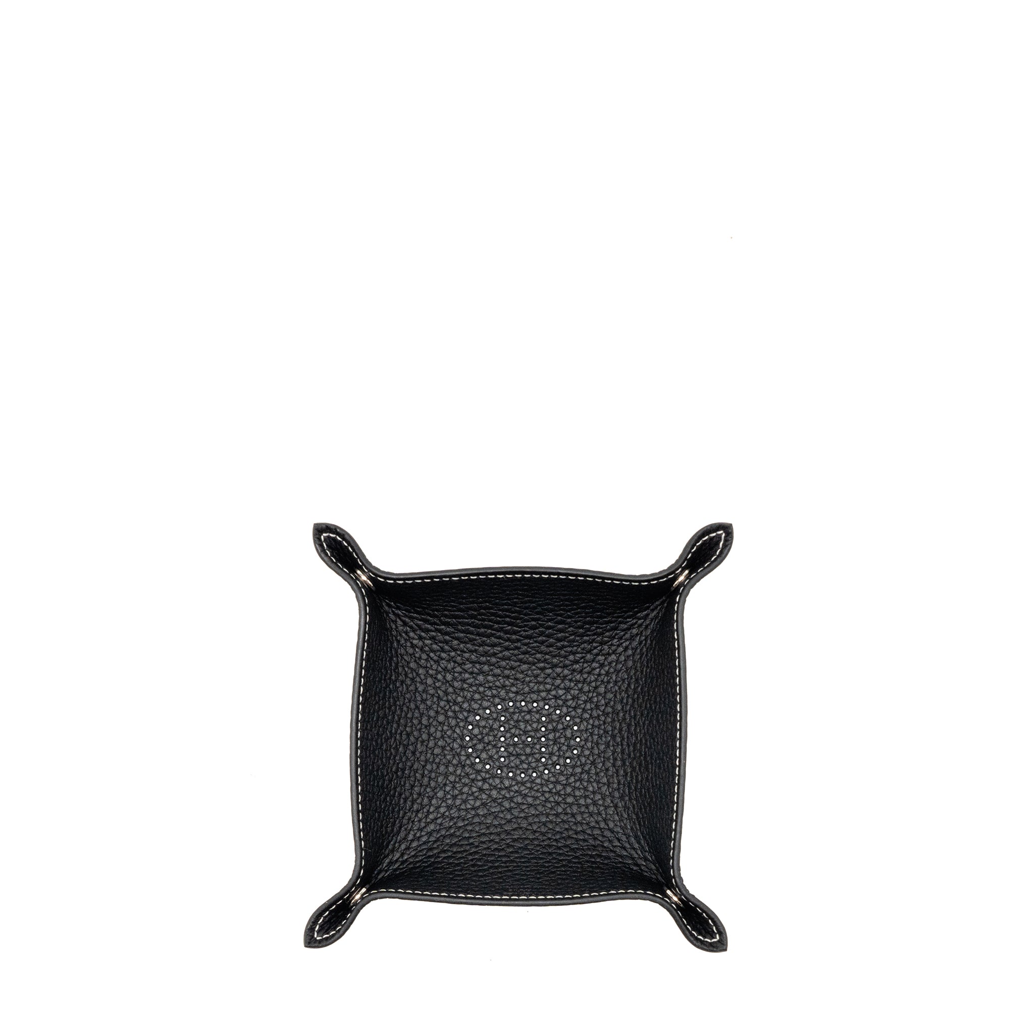 HERMES H EVELYNE MINI CHANGE TRAY CLEMENCE BLACK SHW