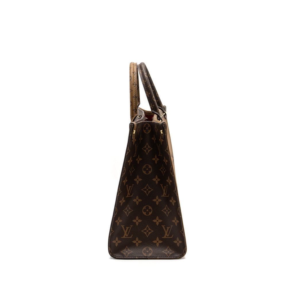 LOUIS VUITTON ONTHEGO MM MONOGRAM CANVAS GHW