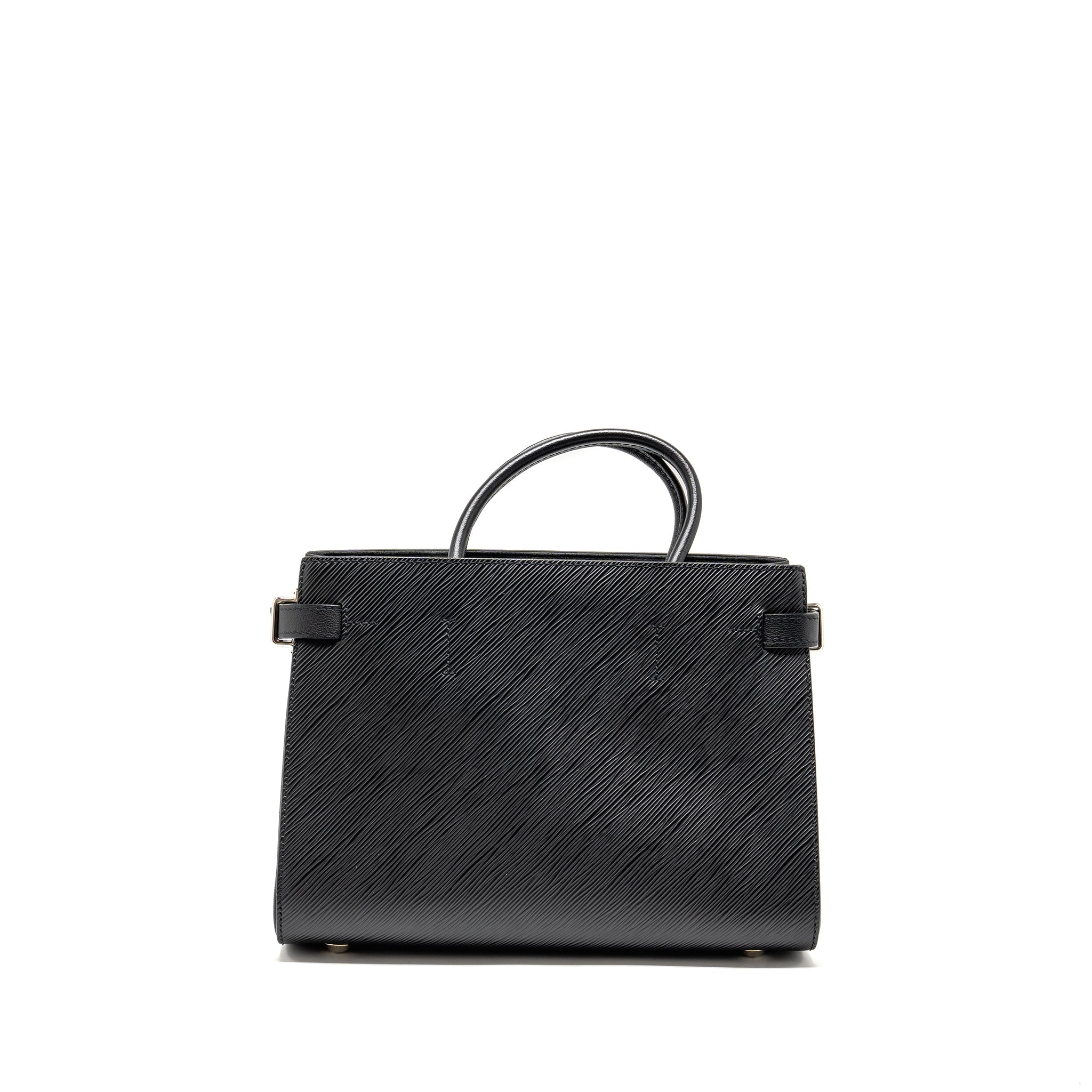 LOUIS VUITTON TWIST TOTE BAG EPI BLACK SHW