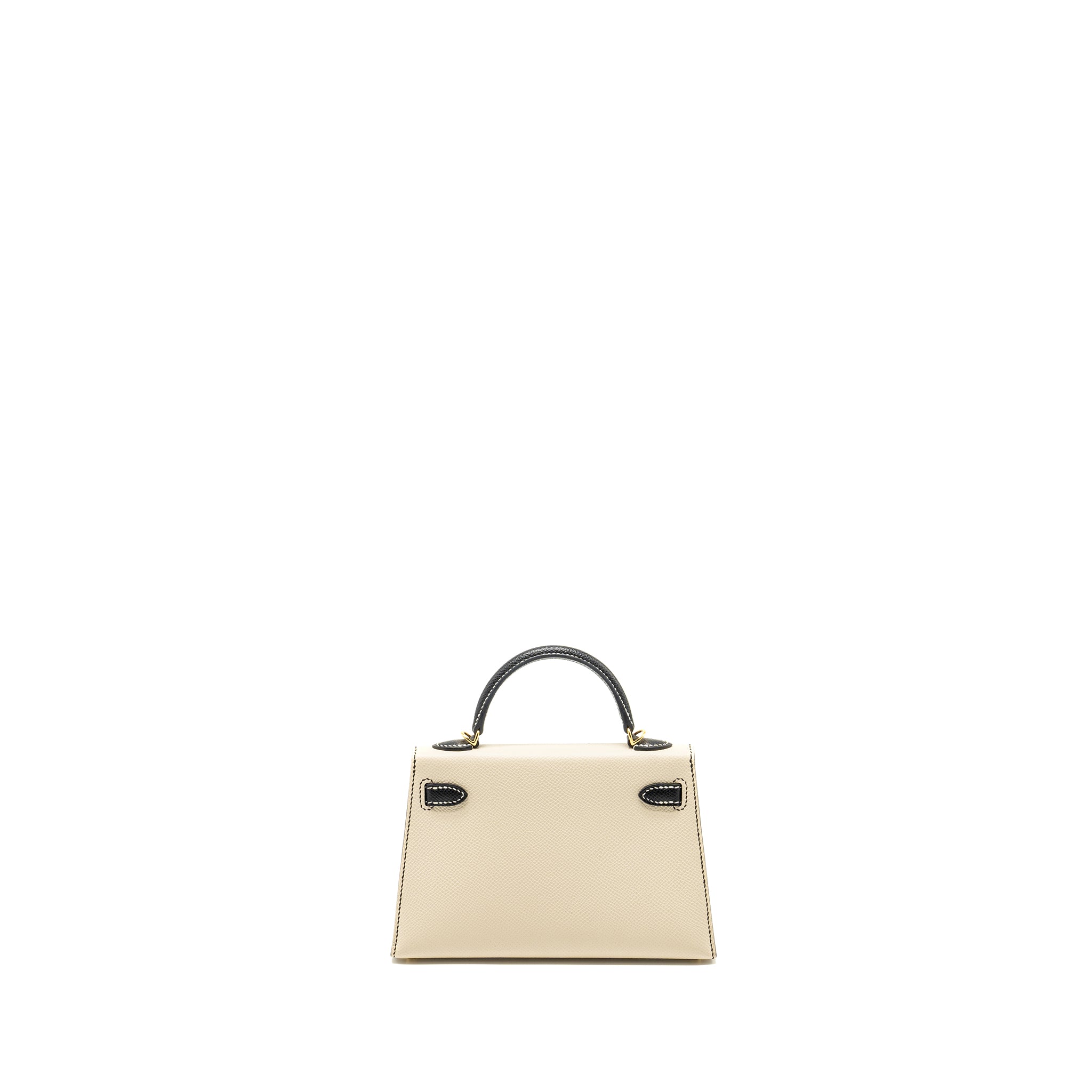 HERMES MINI KELLY SPECIAL ORDER EPSOM NATA/BLACK GHW
