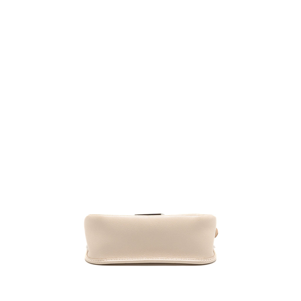 LOUIS VUITTON BUCI BAG EPI LEATHER QUARTZ WHITE SHW