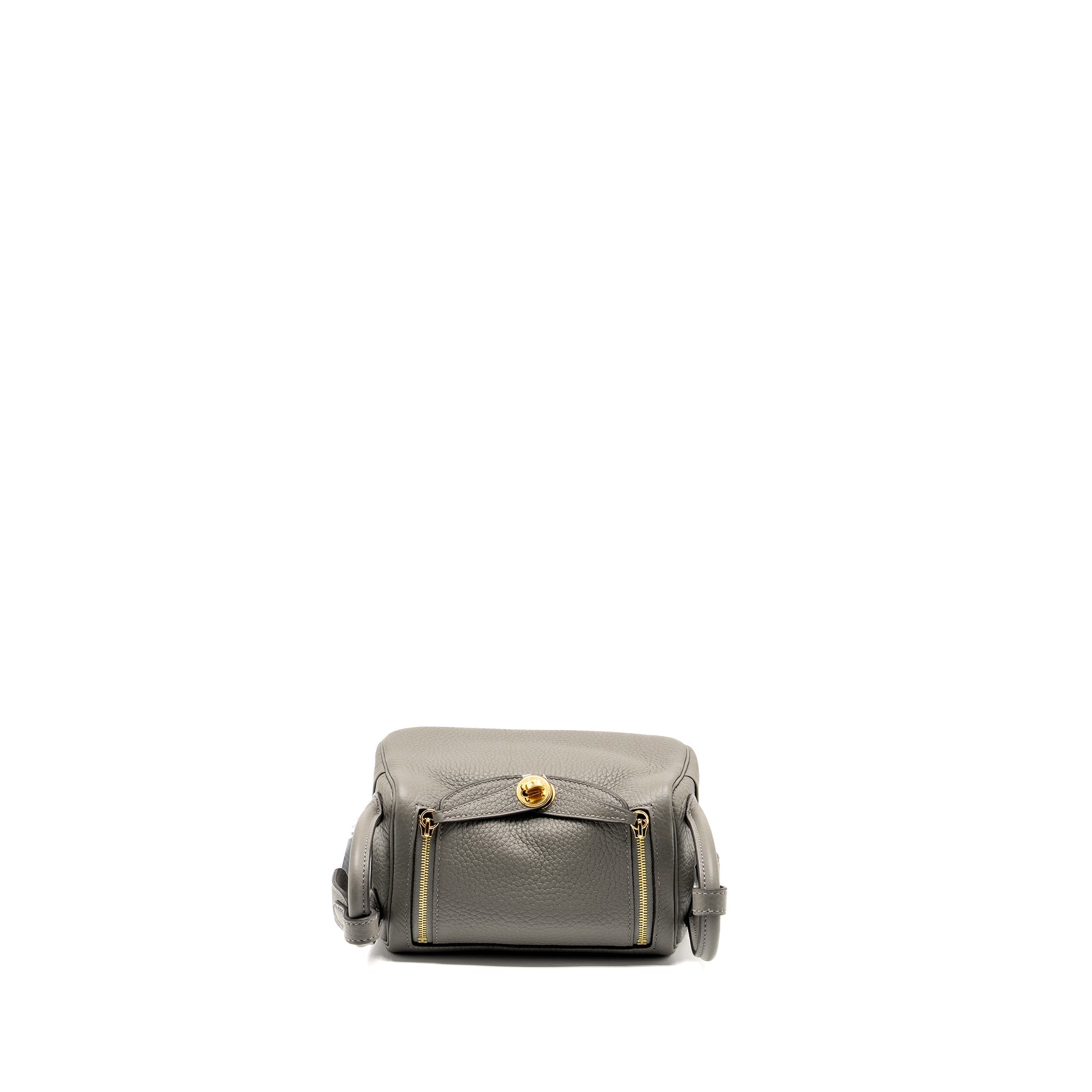 HERMES MINI LINDY CLEMENCE GRIS MEYER GHW