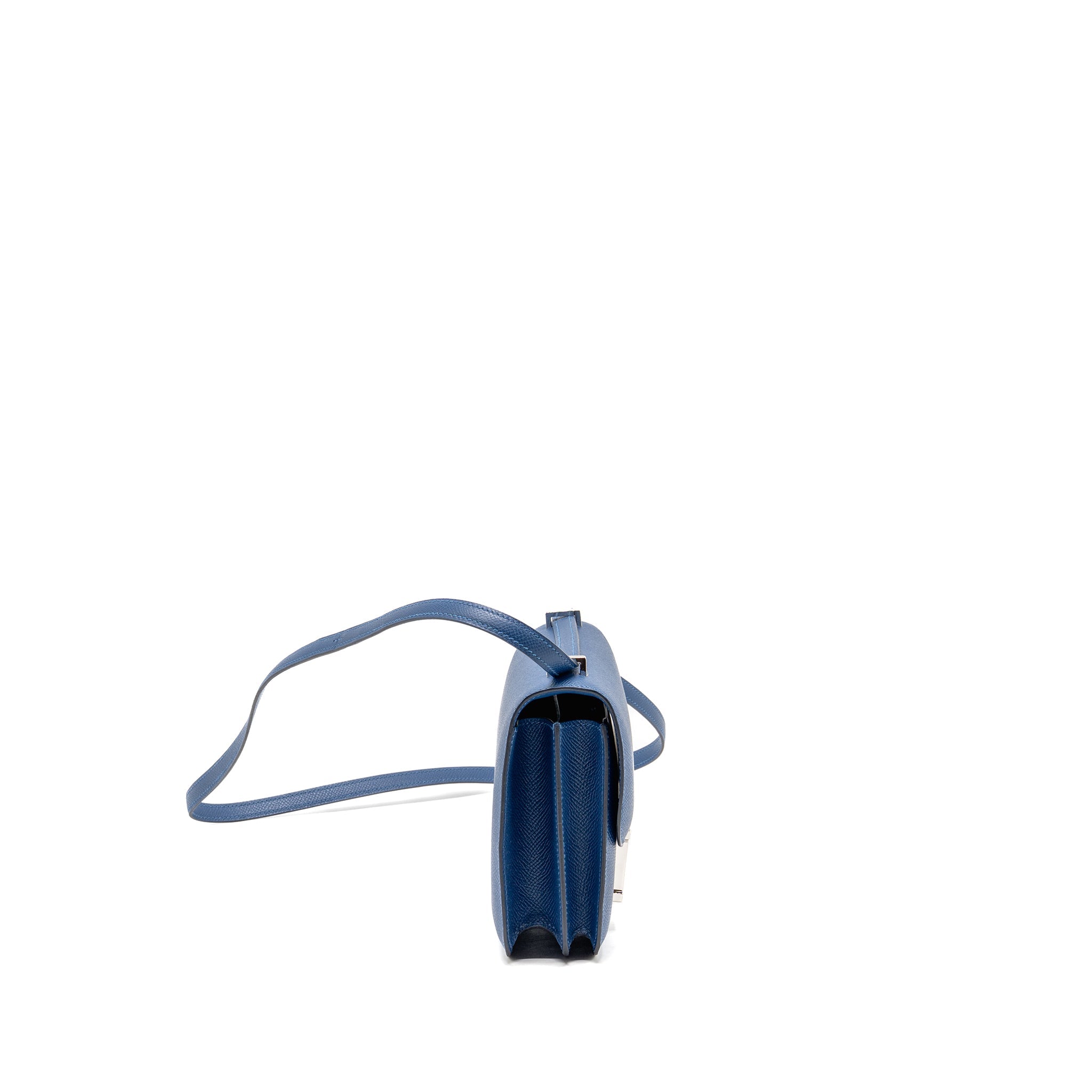 HERMES MINI CONSTANCE EPSOM P5 BLEU TIE SHW