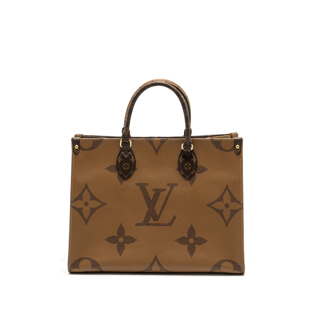 LOUIS VUITTON ONTHEGO MM MONOGRAM CANVAS GHW