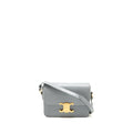 CELINE TEEN TRIOMPHE BAG LIZARD CLOUDY GREY GHW