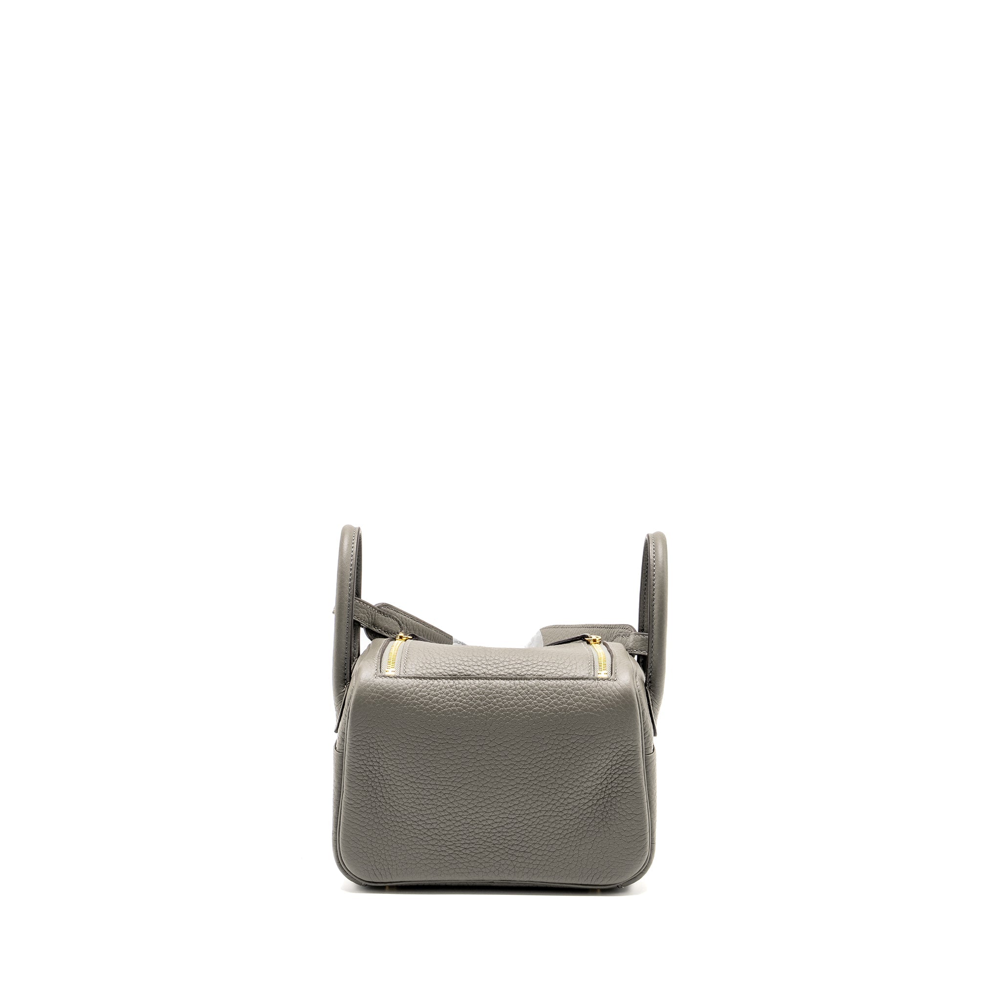 HERMES MINI LINDY CLEMENCE GRIS MEYER GHW