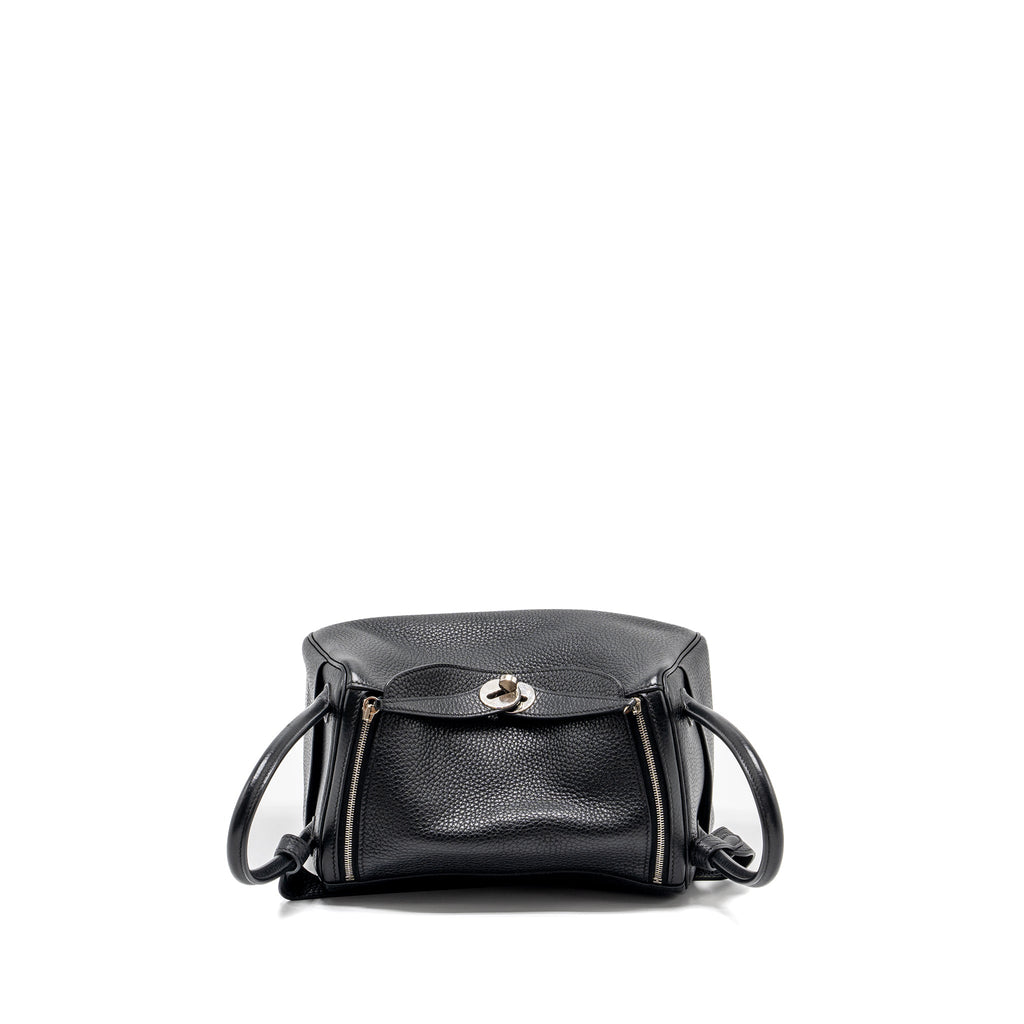 HERMES LINDY 26 CLEMENCE BLACK/TOFFEE SHW