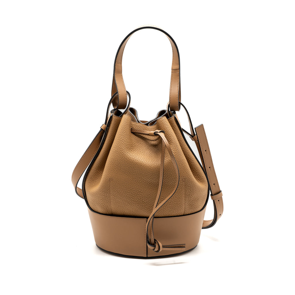 LOEWE BOLSO BALLOON BUCKET BAG CALFSKIN TOFFEE SHW