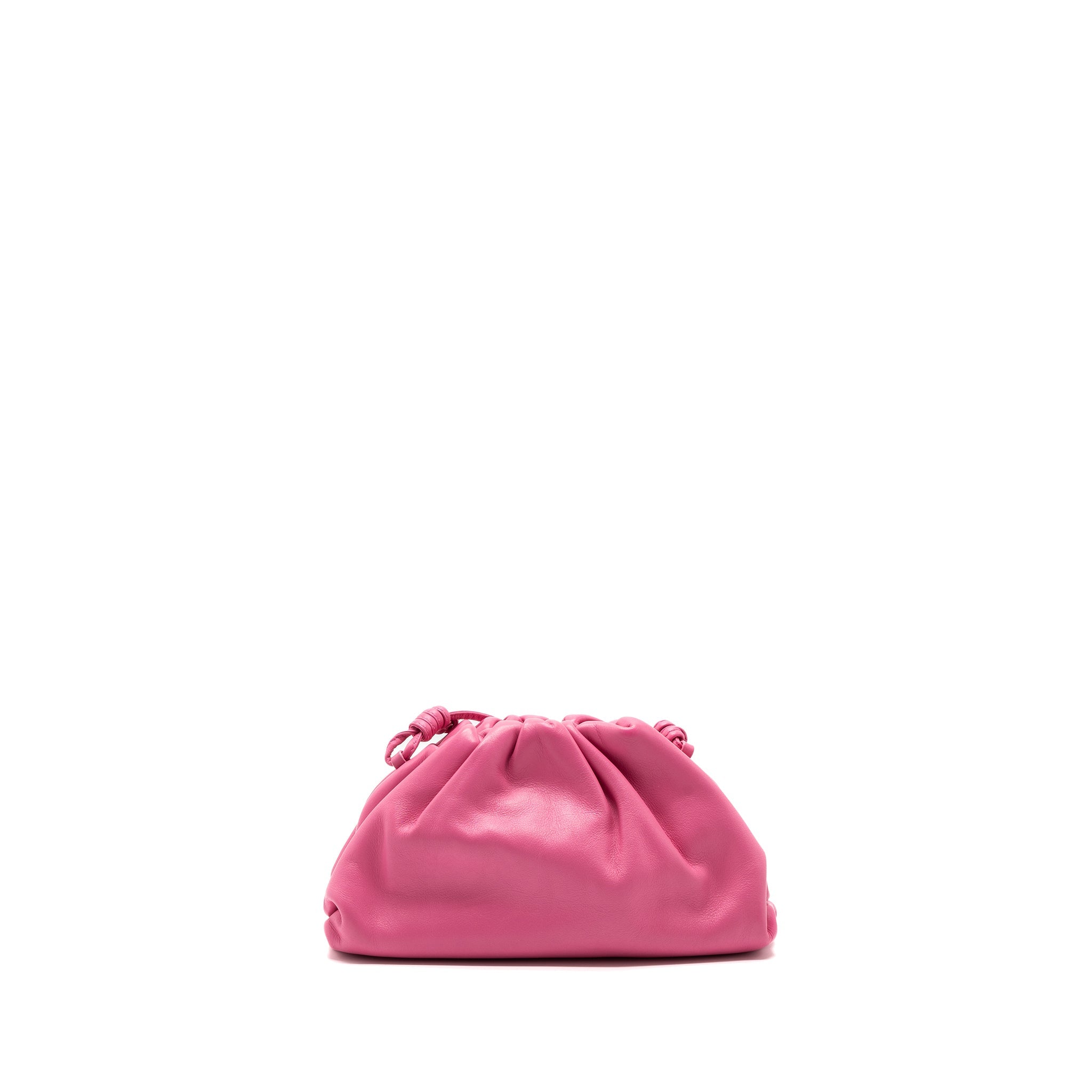 BOTTEGA VENETA MINI POUCH CALFSKIN PINK SHW