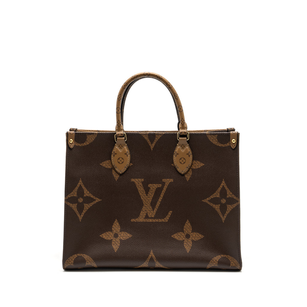 LOUIS VUITTON ONTHEGO MM MONOGRAM CANVAS GHW