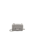 CHANEL MINI RECTANGULAR FLAP BAG LAMBSKIN LIGHT GREY SHW(MICROCHIP)