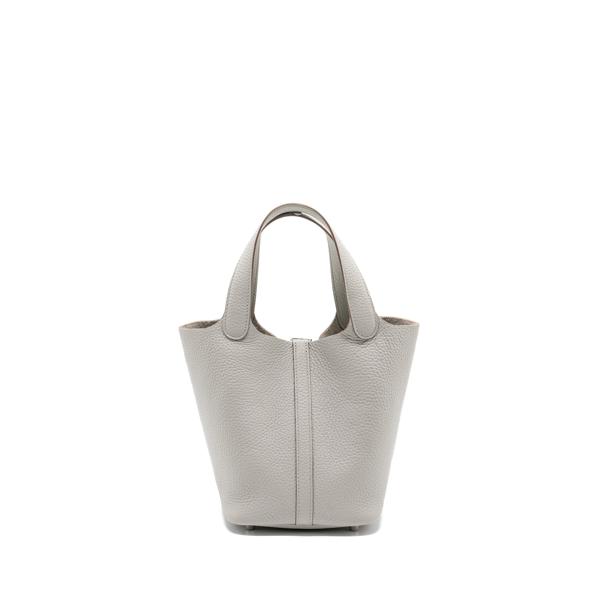 HERMES PICOTIN 18 LOCK BAG CLEMENCE GRIS PERLE SHW