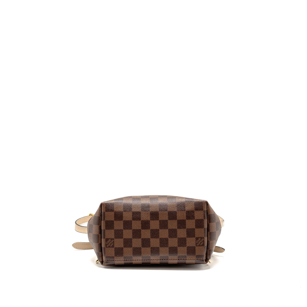 LOUIS VUITTON CLAPTON BACKPACK DAMIER EBENE/LIGHT PINK GHW