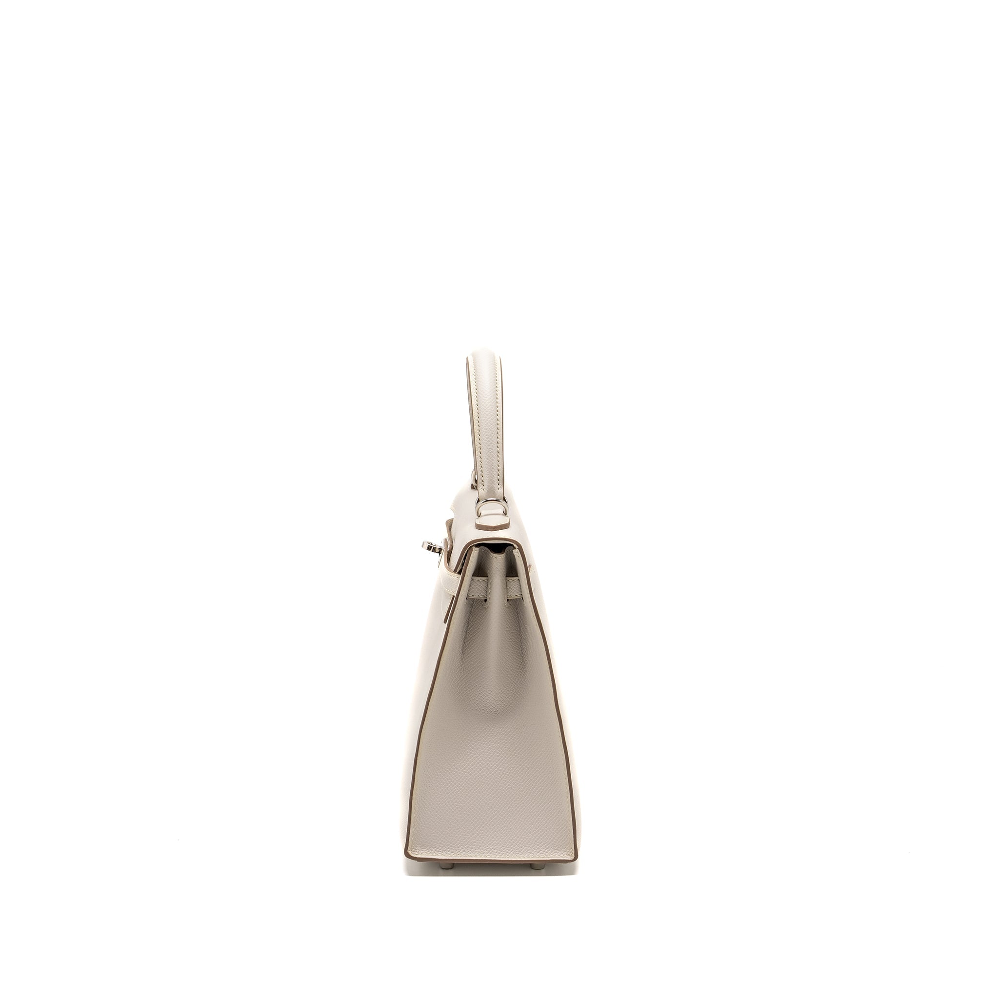 HERMES KELLY 25 EPSOM GRIS PALE SHW