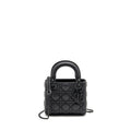 DIOR MINI LADY DIOR CALFSKIN SO BLACK