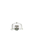 CHANEL 18S EVENING BAG WITH DETAIL CHAINS EMBELLISHED ACRYLIC MULTICOLOUR HARDWARE