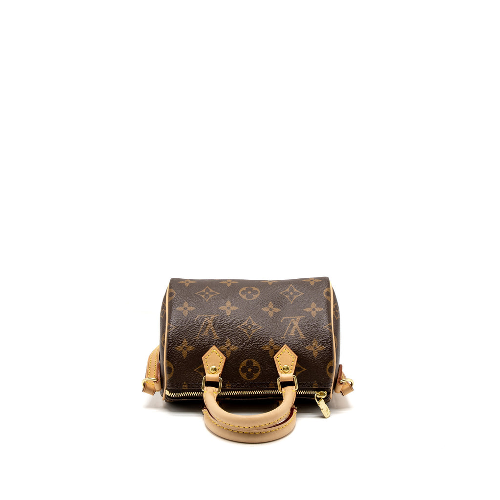 LOUIS VUITTON NANO SPEEDY MONOGRAM CANVAS GHW (OLD VERSION)