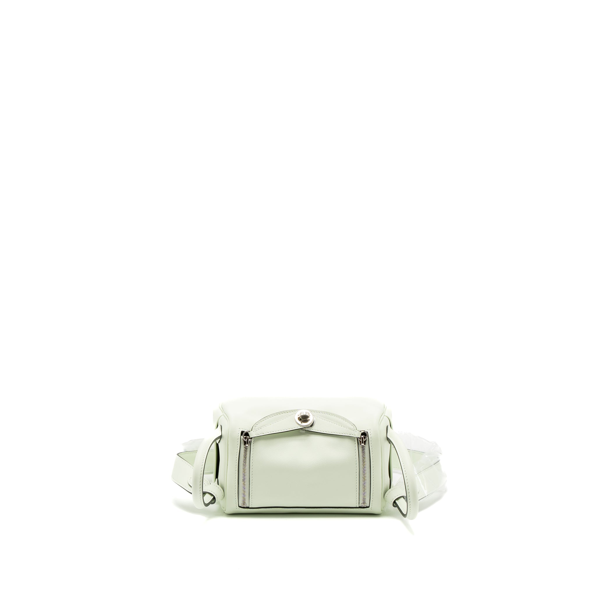 HERMES MINI LINDY SWIFT VERT FIZZ SHW