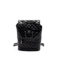 CHANEL LARGE QUILTED MOUNTAIN  BACKPACK CALFSKIN BLACK SHW