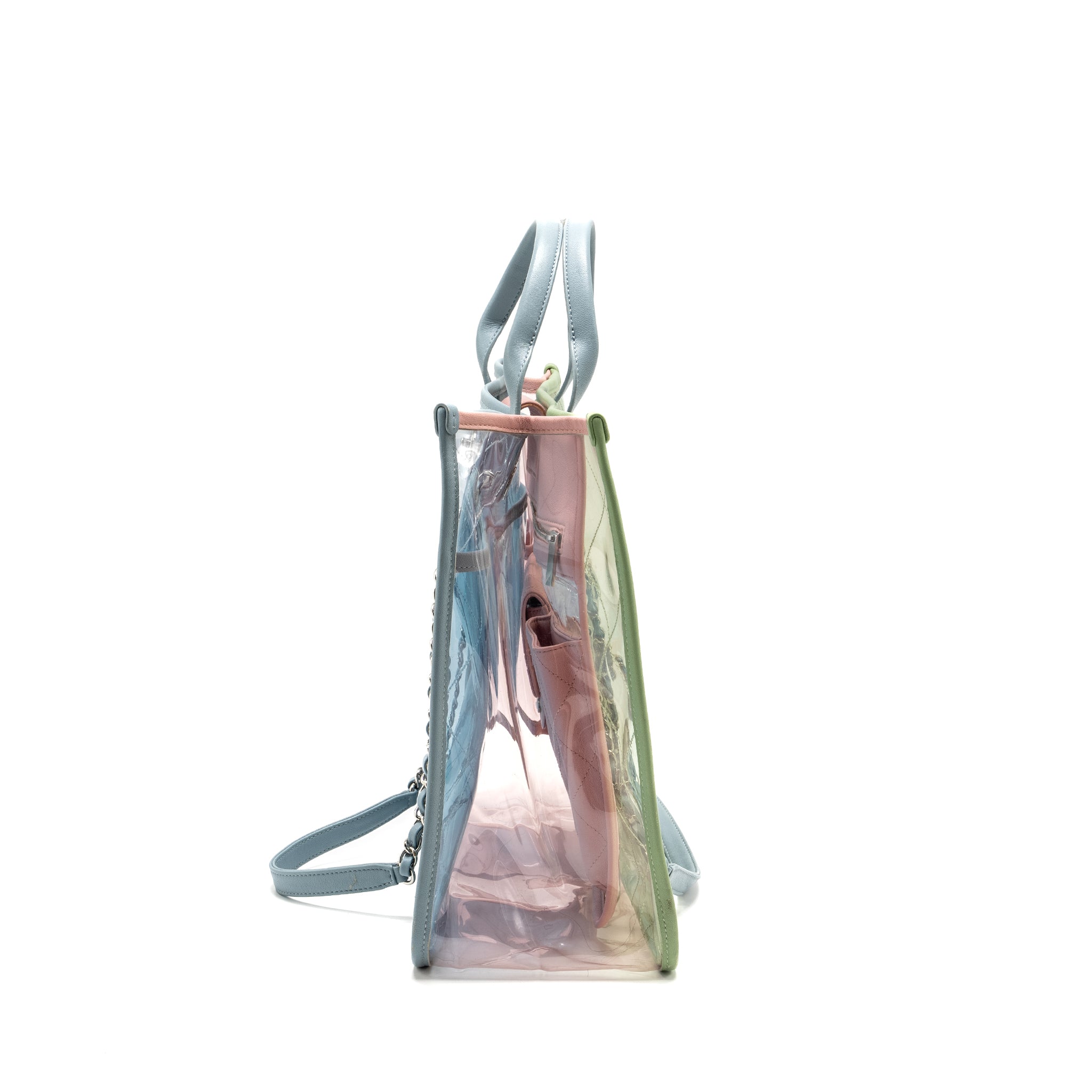 CHANEL COCO SPLASH TOTE BAG PVC/LAMBSKIN MULTICOLOUR SHW