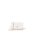 CHANEL CLASSIC WALLET ON CHAIN CAVIAR WHITE LGHW (MICROCHIP)