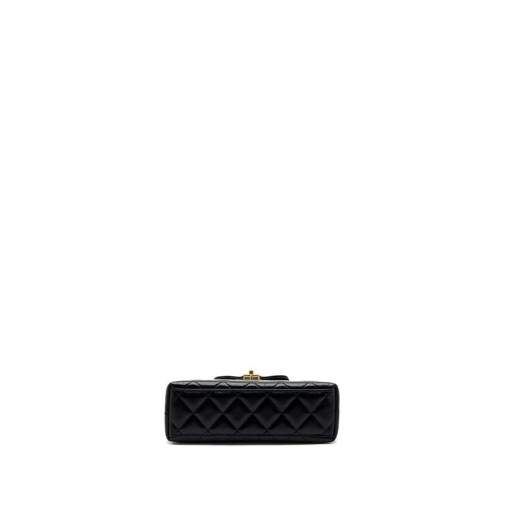 CHANEL 23K KELLY BAG CALFSKIN BLACK GHW (MICROCHIP)