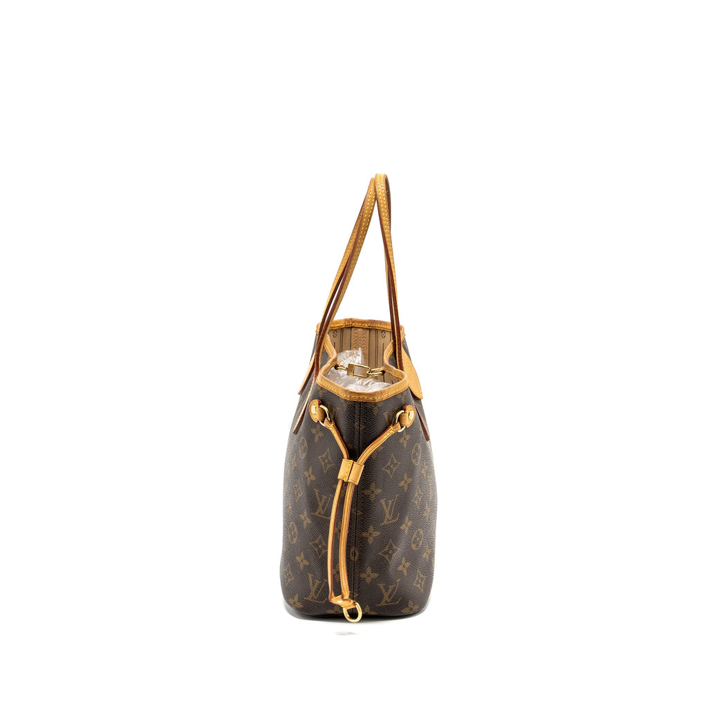 LOUIS VUITTON NEVERFULL PM MONOGRAM CANVAS GHW