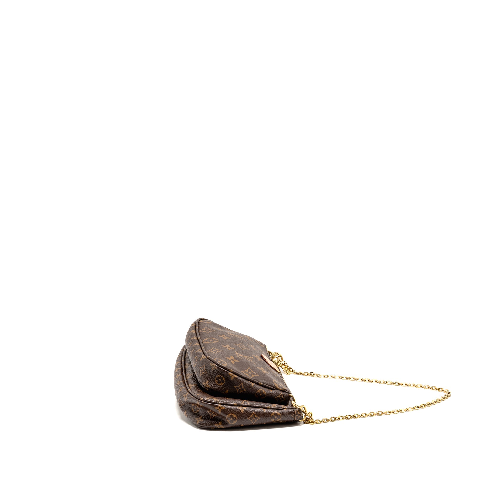LOUIS VUITTON MULTI POCHETTE ACCESSOIRES MONOGRAM CANVAS KHAKI GHW