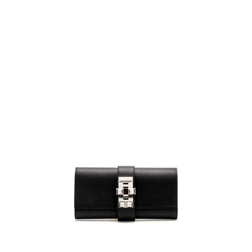 HERMES POCHETTE MEDOR 23 SWIFT BLACK SHW