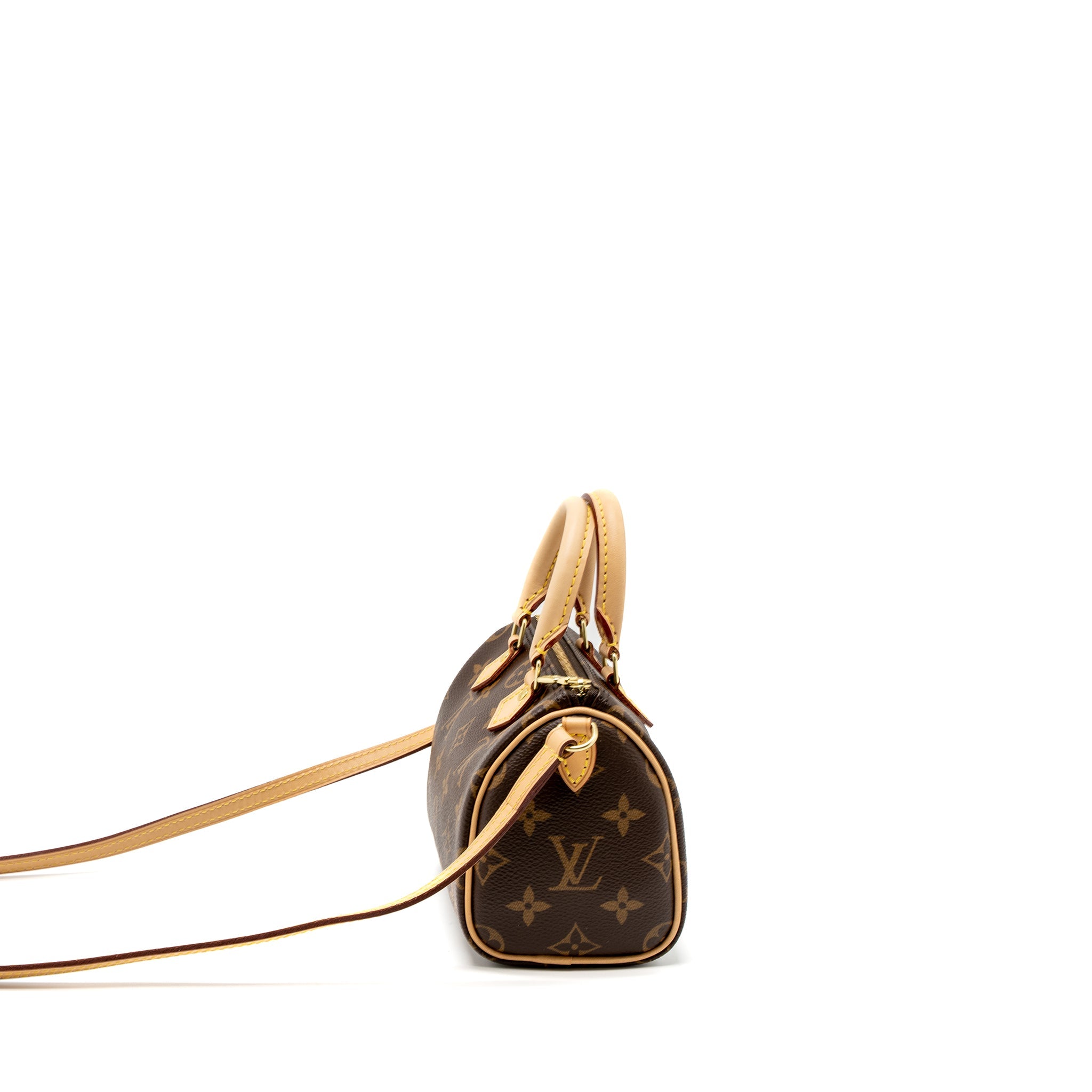 LOUIS VUITTON NANO SPEEDY MONOGRAM CANVAS GHW (OLD VERSION)