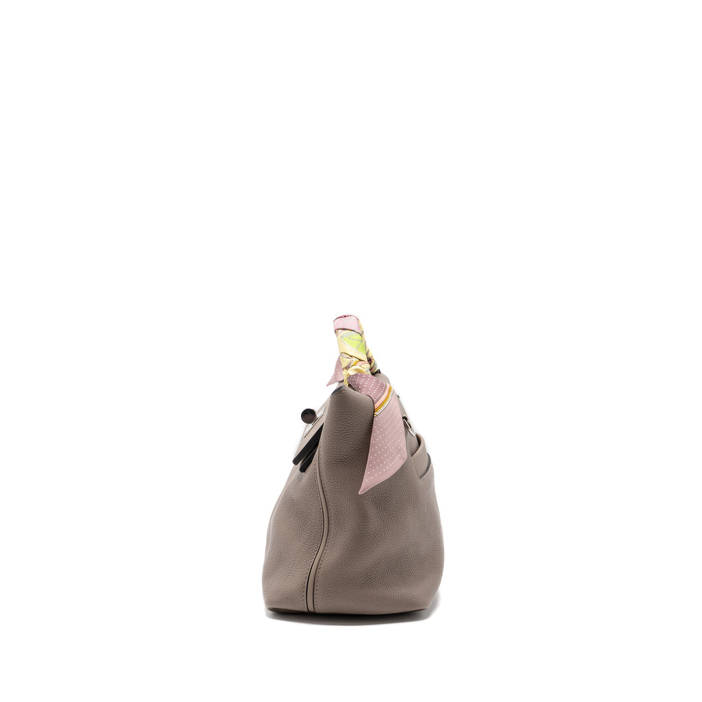 HERMES 2424 24/24 - 29 BAG MAURICE / SWIFT GRIS TOURTERELLE/ GRIS ASPHALTE SHW