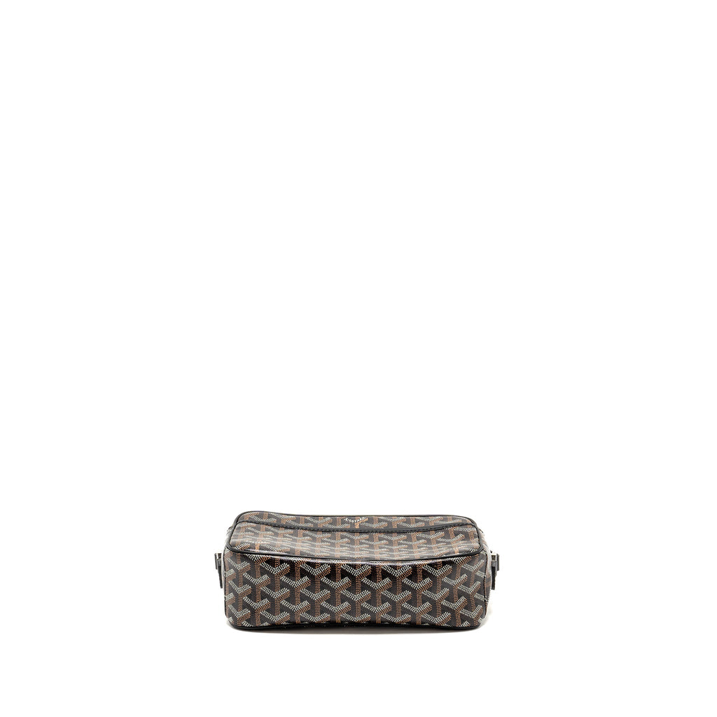 GOYARD CAP VERT PM CROSSBODY BAG GOYARDINE CANVAS/LEATHER BLACK SHW