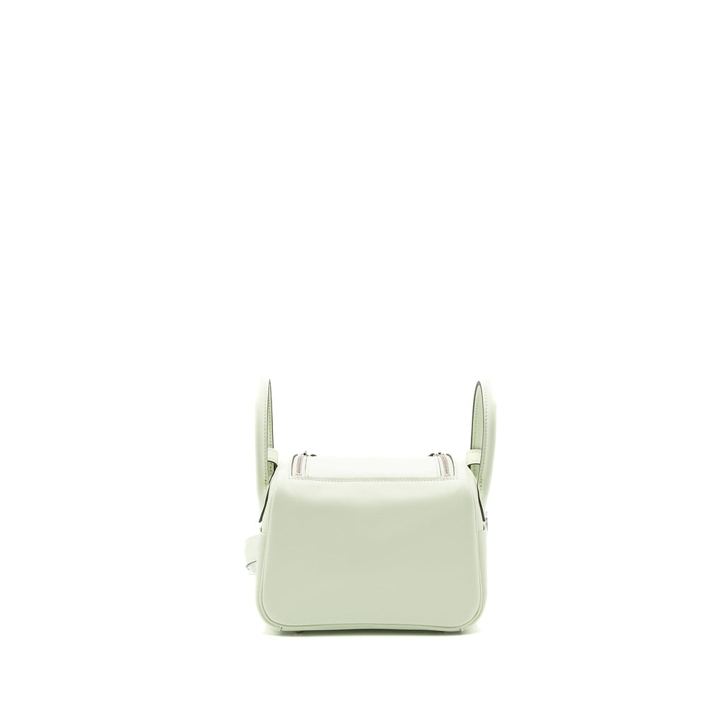 HERMES MINI LINDY SWIFT VERT FIZZ SHW