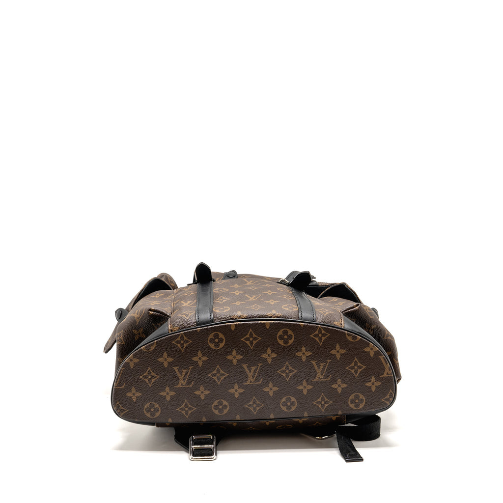LOUIS VUITTON CHRISTOPHER BACKPACK MONOGRAM MACASSAR CANVAS SHW