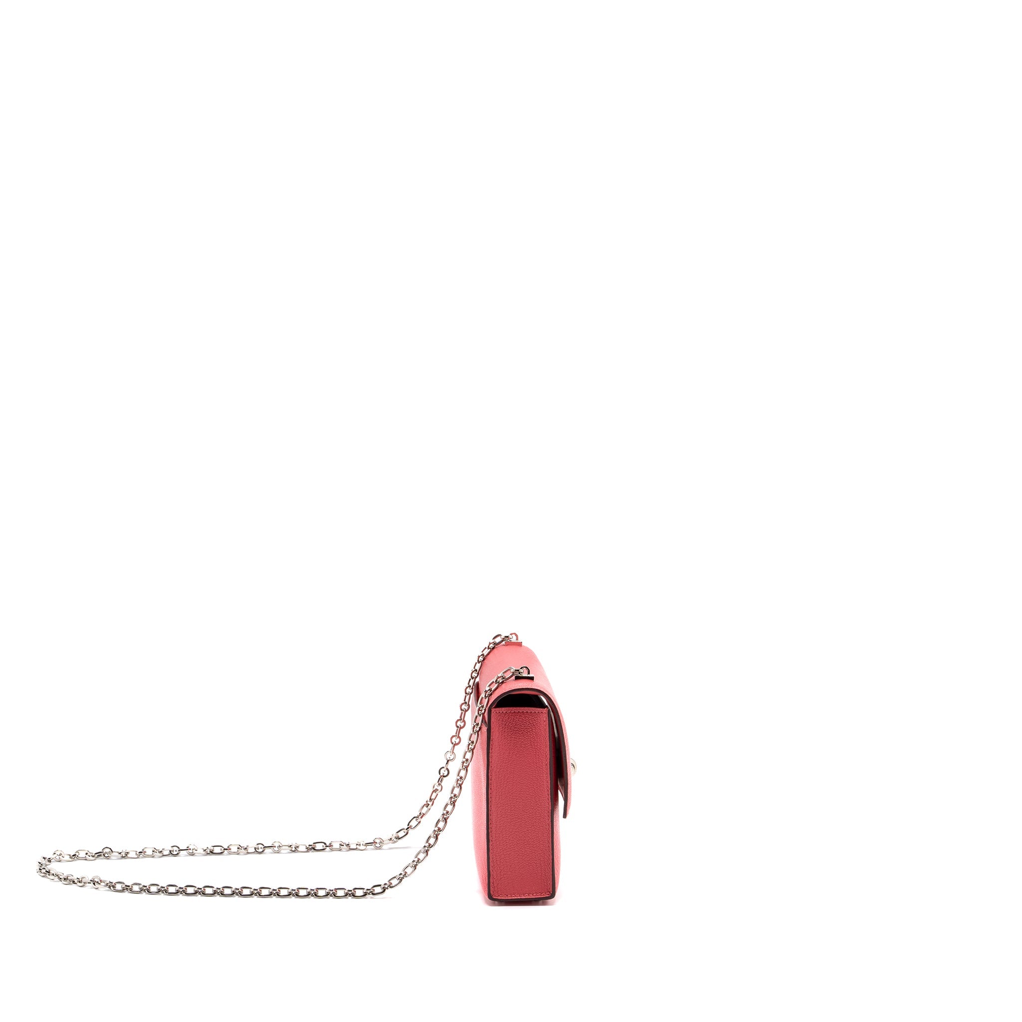 HERMES MINI VERROU CHÈVRE MYSORE ROSE LIPSTICK SHW STMAP C