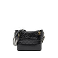 CHANEL LARGE GABRIELLE HOBO BAG CALFSKIN BLACK MULTICOLOR HARDWARE