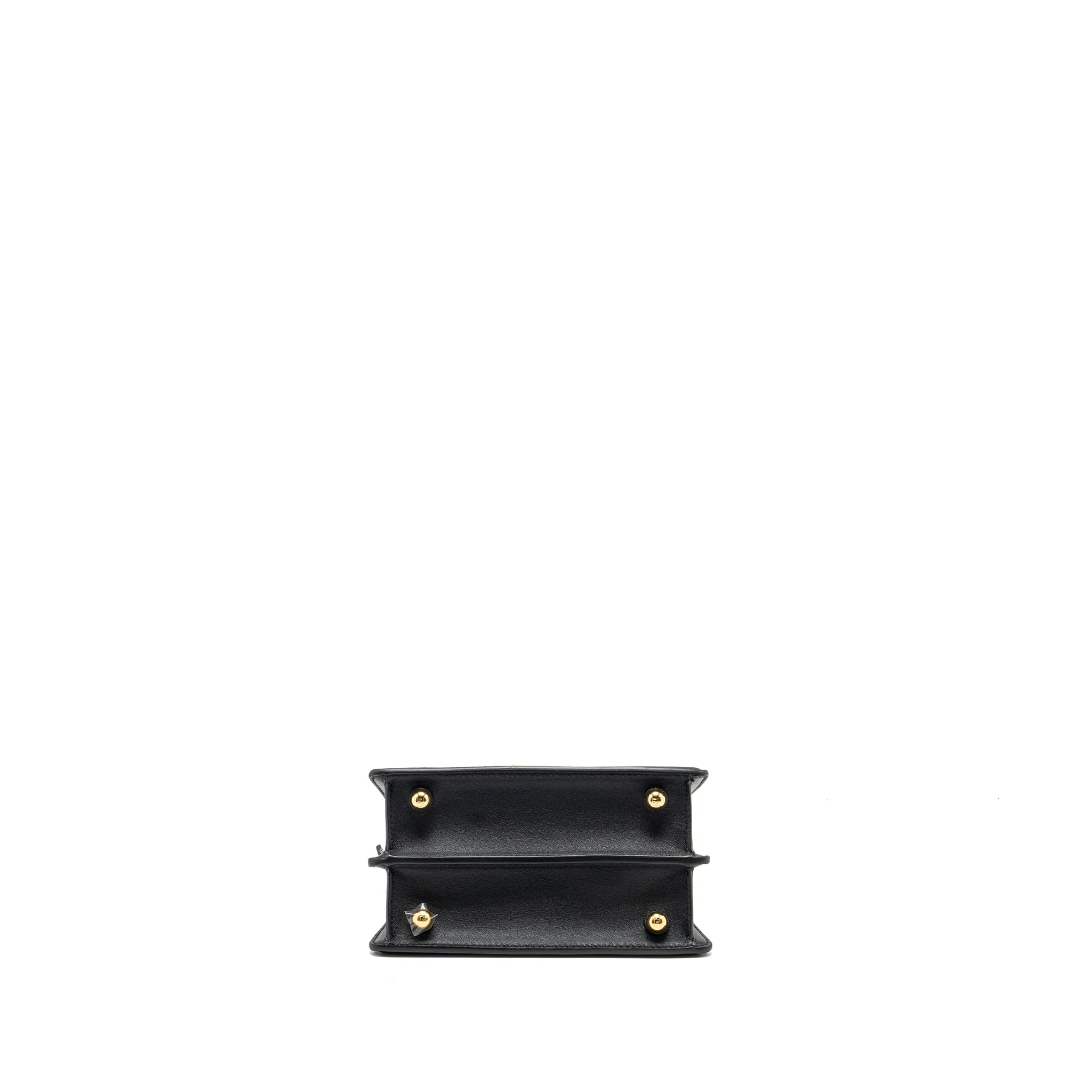 FENDI PEEKABOO ISEEU PETIT LAMBSKIN BLACK GHW