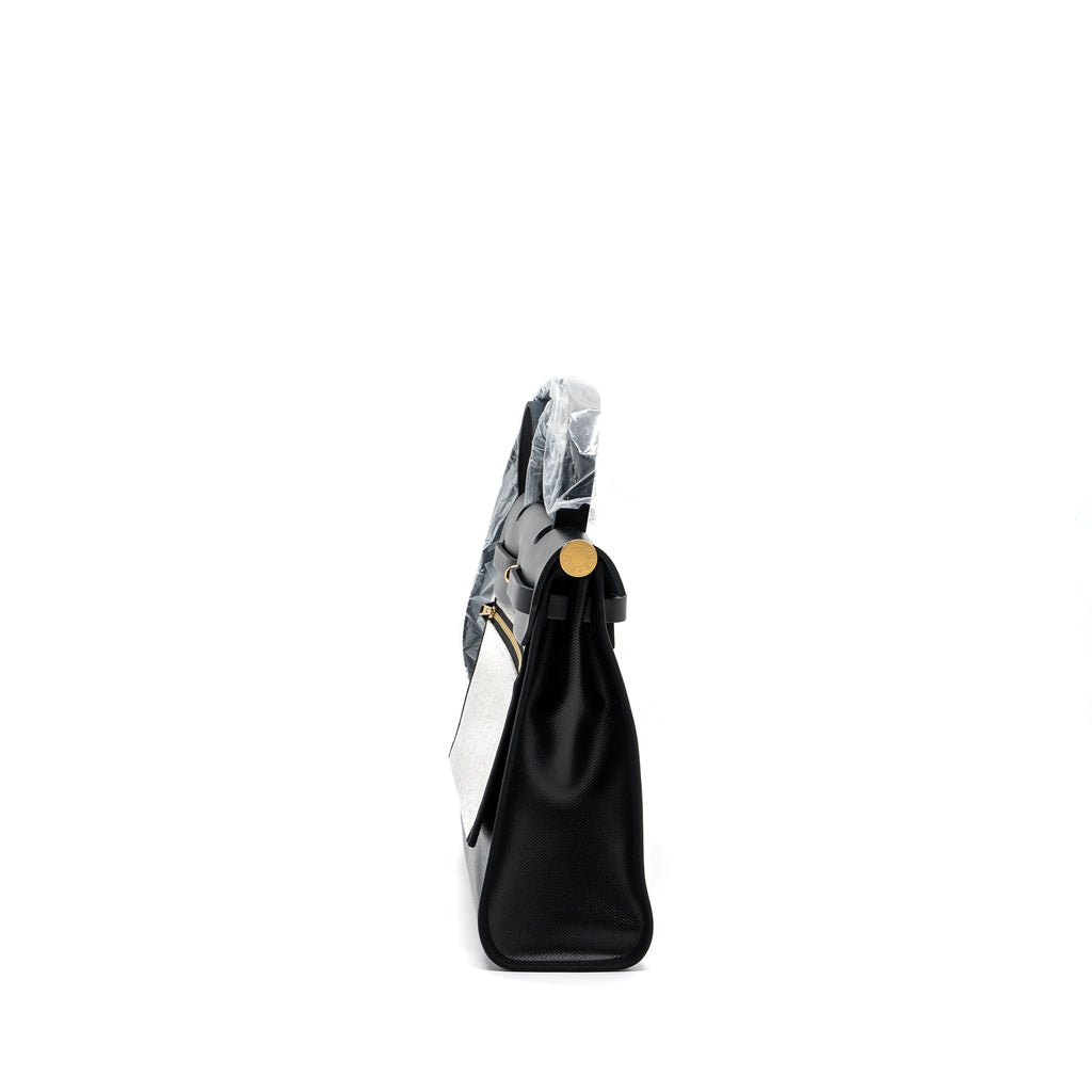 HERMES HERBAG 31 BERLINE/VACHE HUNTER BLACK GHW