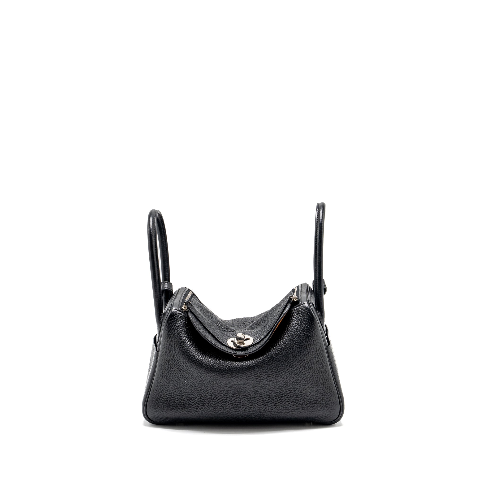 HERMES LINDY 26 CLEMENCE BLACK/TOFFEE SHW