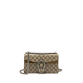 GUCCI DIONYSUS SHOULDER BAG GG SUPREME CANVAS/SUEDE BEIGE SHW